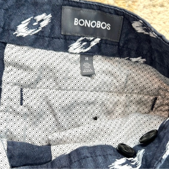 ⭐️HP🎉Bonobos,35”,Inseam is 10”, Excellent, Pair w/White Tee & Boat Shoes🔥 - Picture 5 of 7